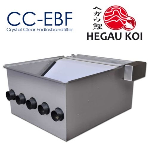 Crystal Clear EBF 500 | Schwerkraftversion | Endlosbandfilter mit 75µ Polyethylen-Kunstoffband