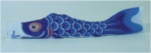 Wind Koi blau 5,0 m